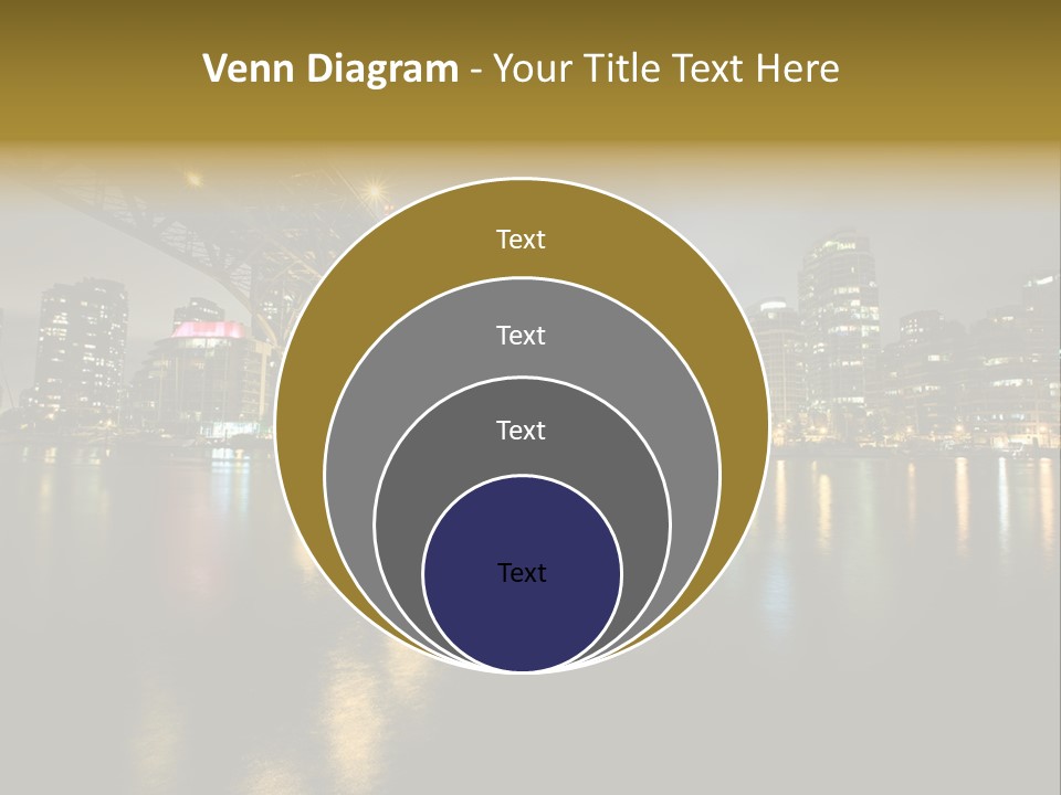 Highway Night Granville PowerPoint Template