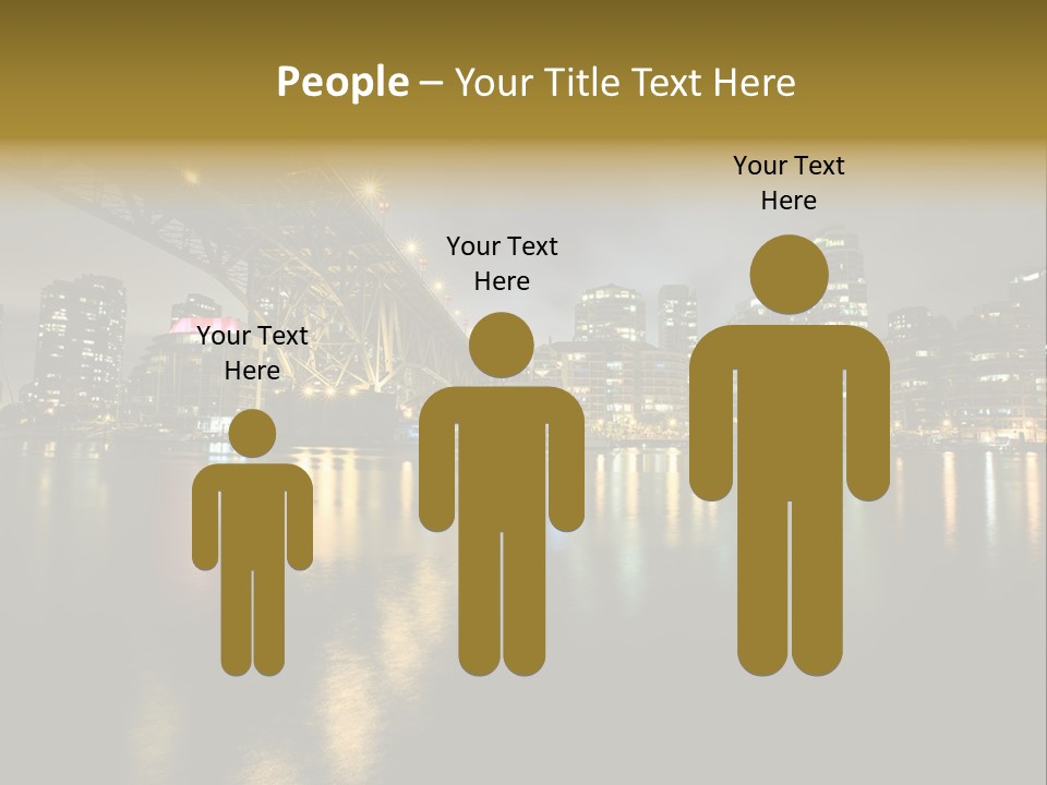 Highway Night Granville PowerPoint Template