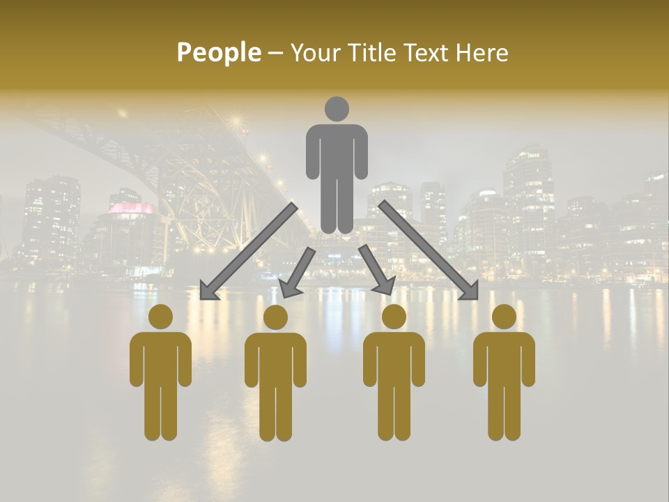 Highway Night Granville PowerPoint Template