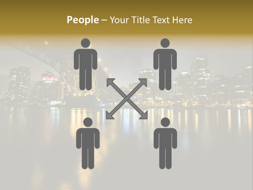 Highway Night Granville PowerPoint Template