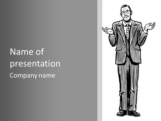 Stymied Ugly Drawings PowerPoint Template