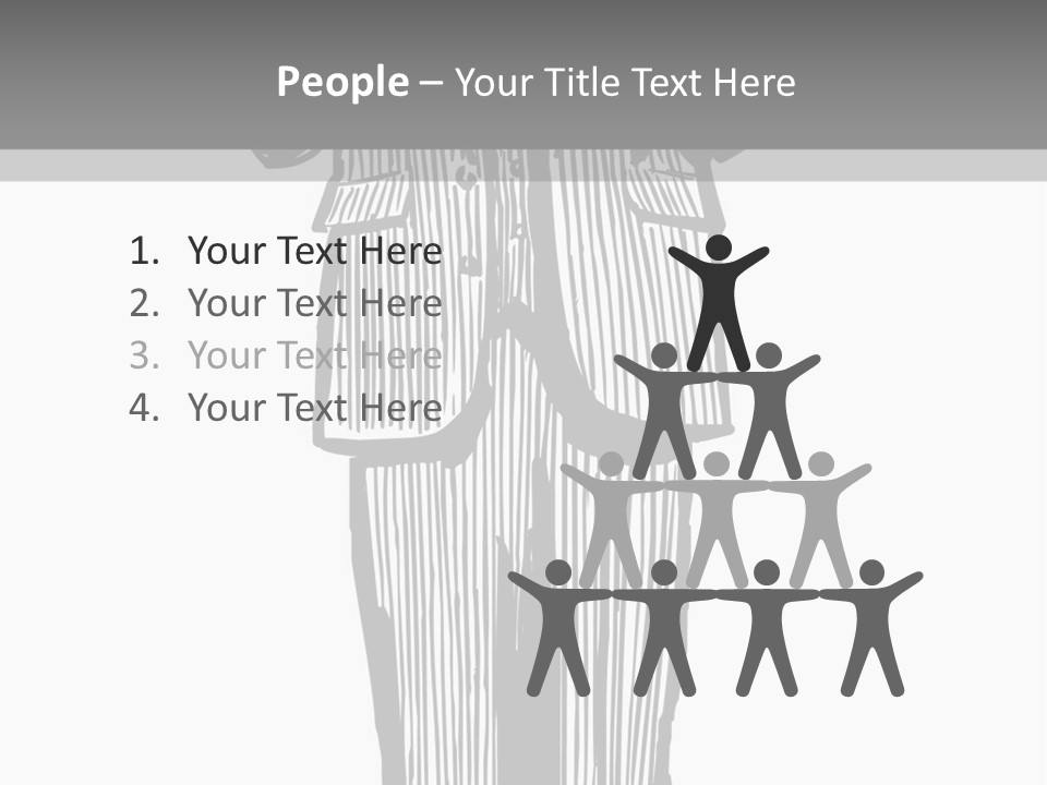 Stymied Ugly Drawings PowerPoint Template