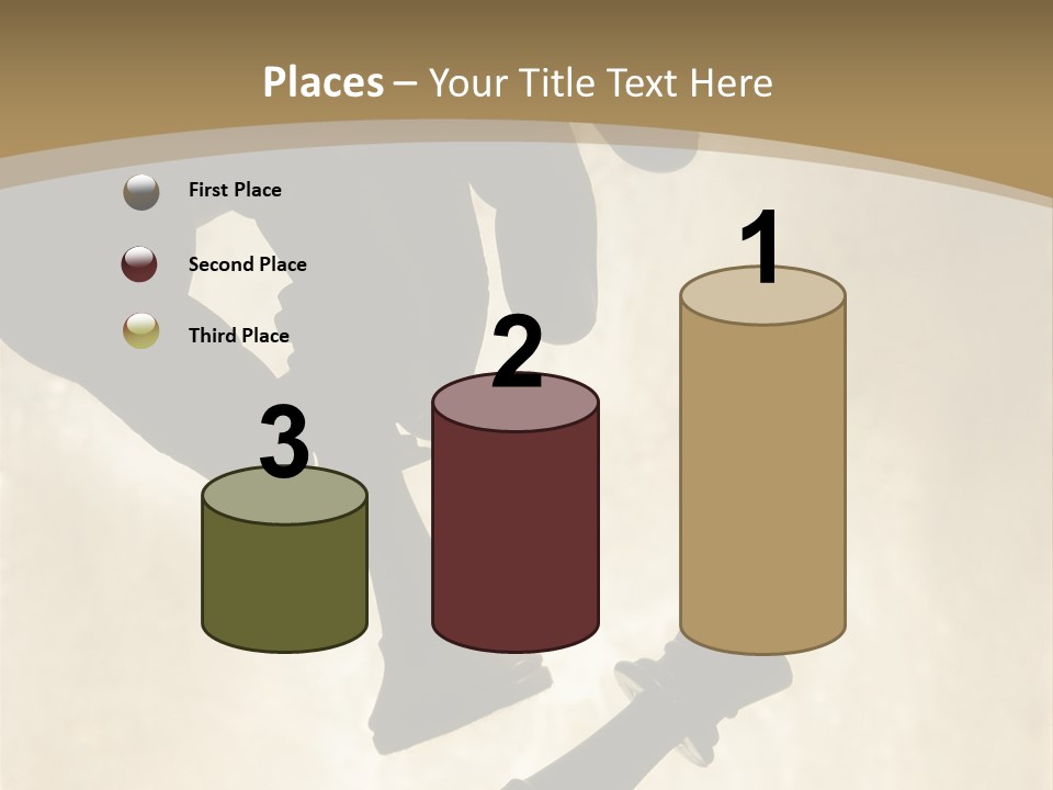 Cornered Surrender Play PowerPoint Template