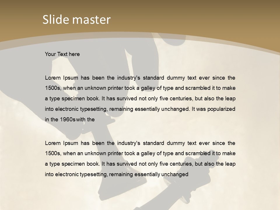 Cornered Surrender Play PowerPoint Template