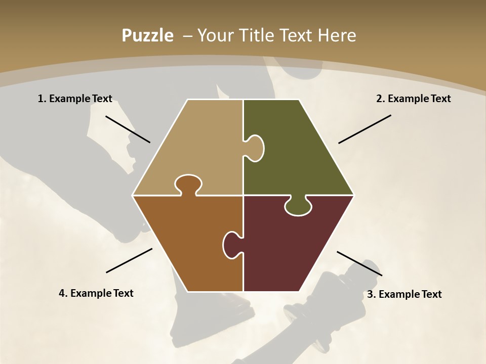 Cornered Surrender Play PowerPoint Template