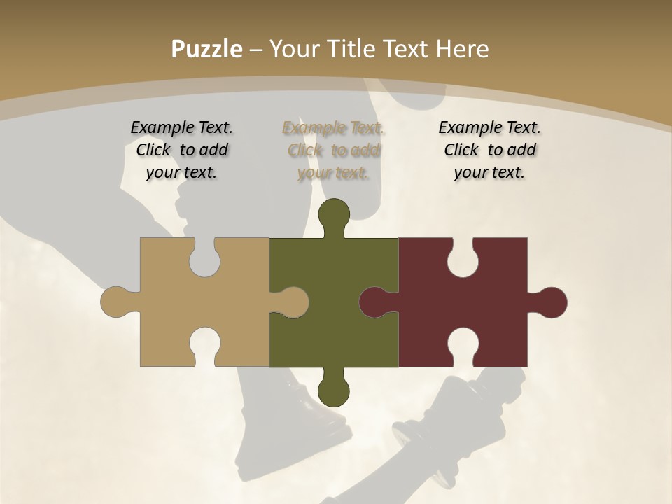 Cornered Surrender Play PowerPoint Template