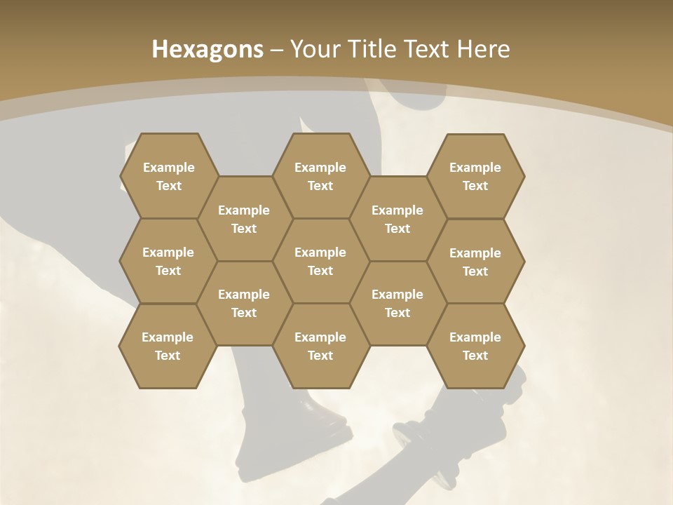 Cornered Surrender Play PowerPoint Template
