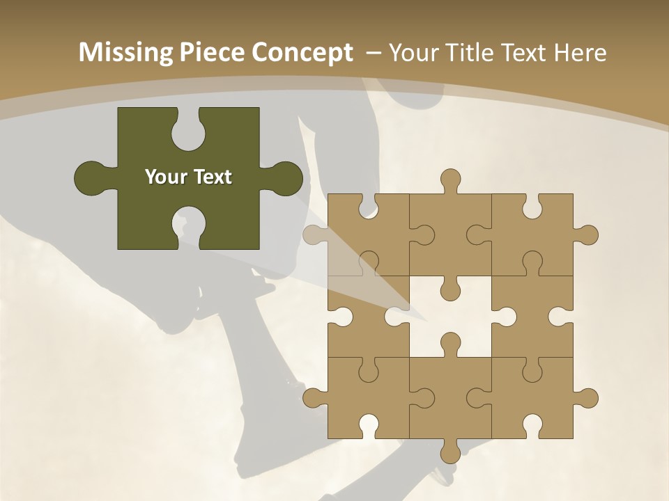 Cornered Surrender Play PowerPoint Template