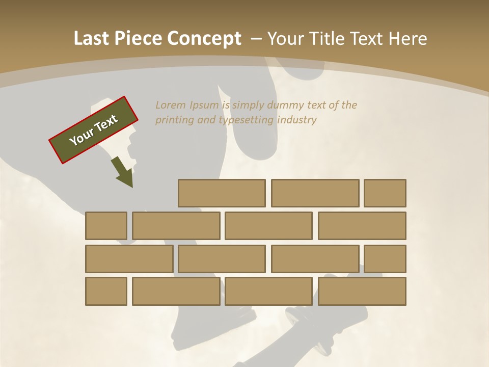 Cornered Surrender Play PowerPoint Template