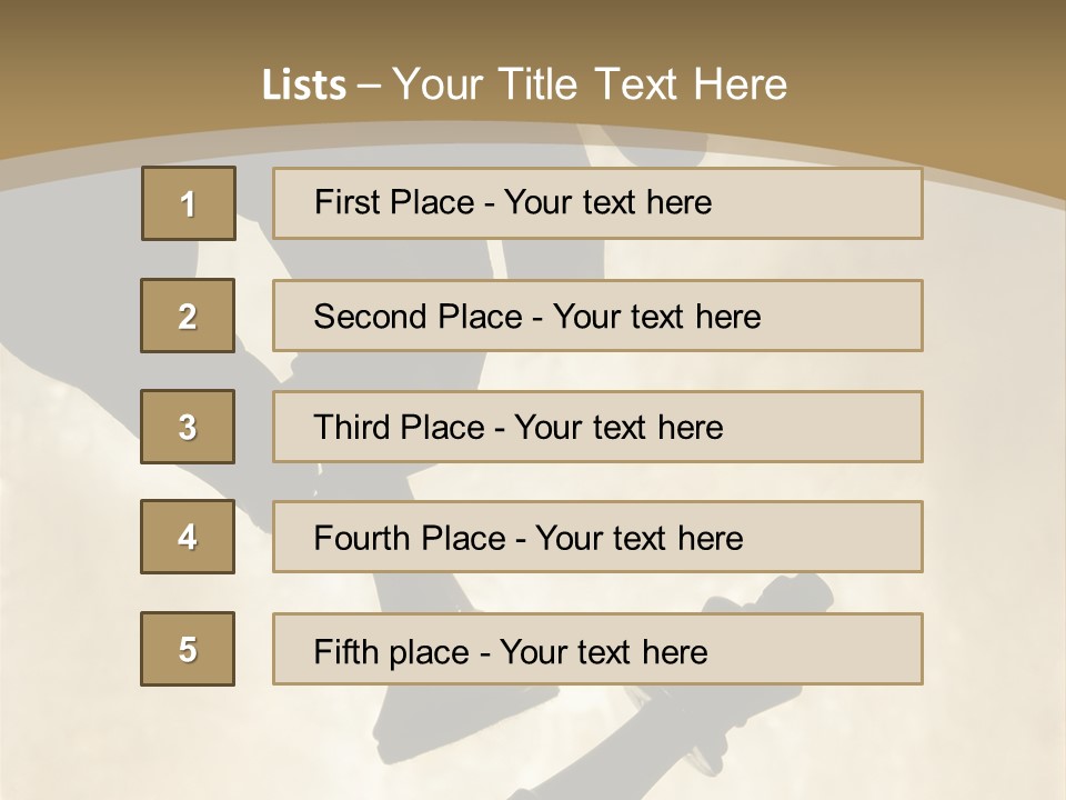 Cornered Surrender Play PowerPoint Template