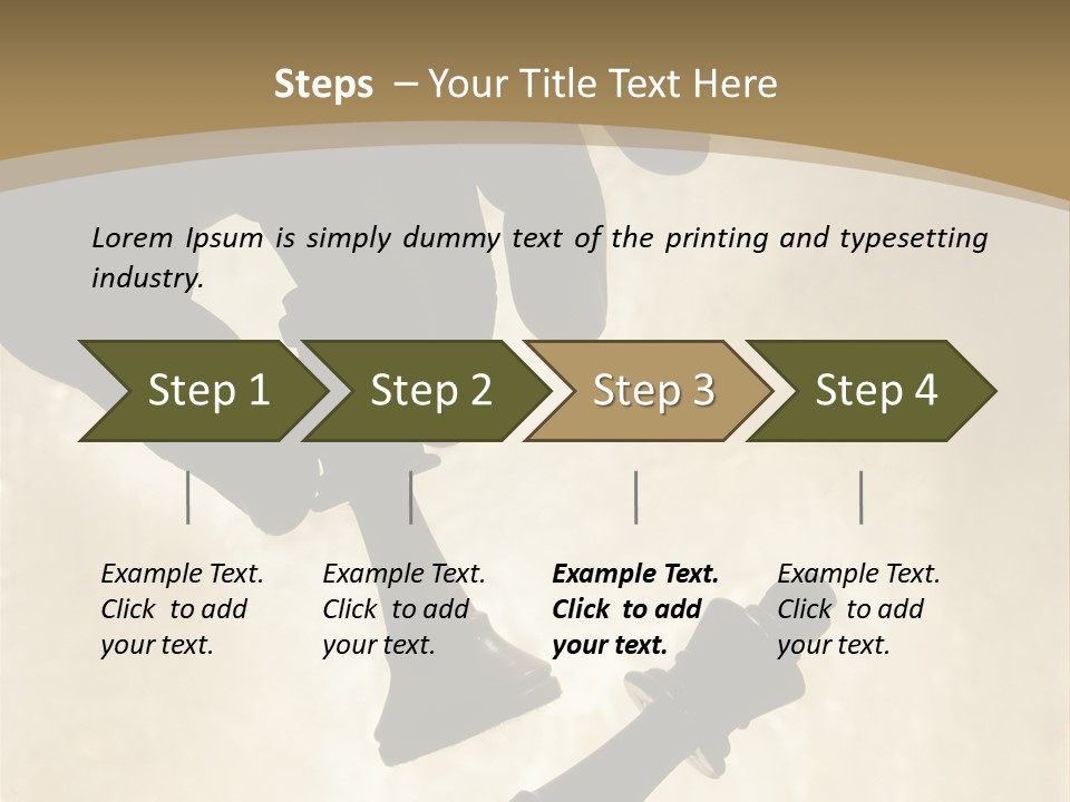 Cornered Surrender Play PowerPoint Template