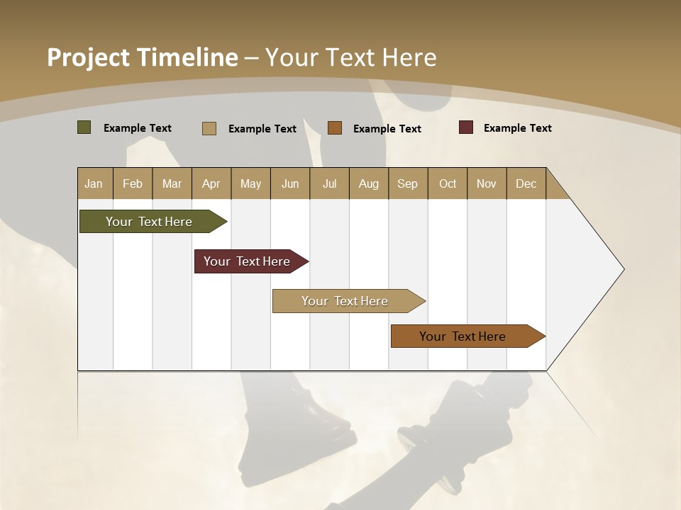 Cornered Surrender Play PowerPoint Template