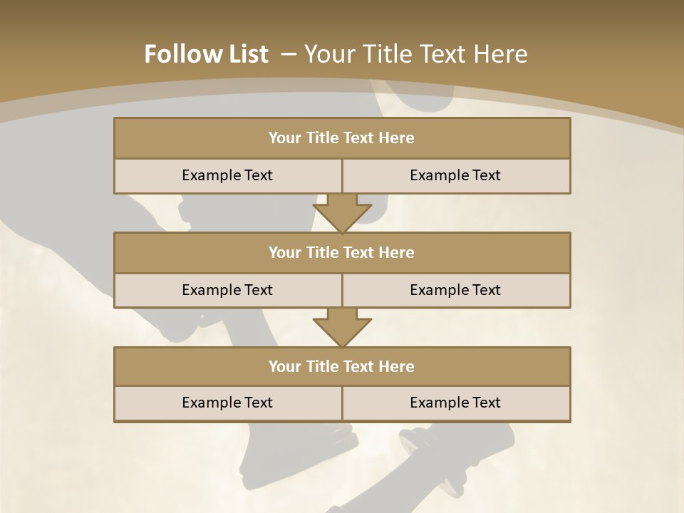 Cornered Surrender Play PowerPoint Template