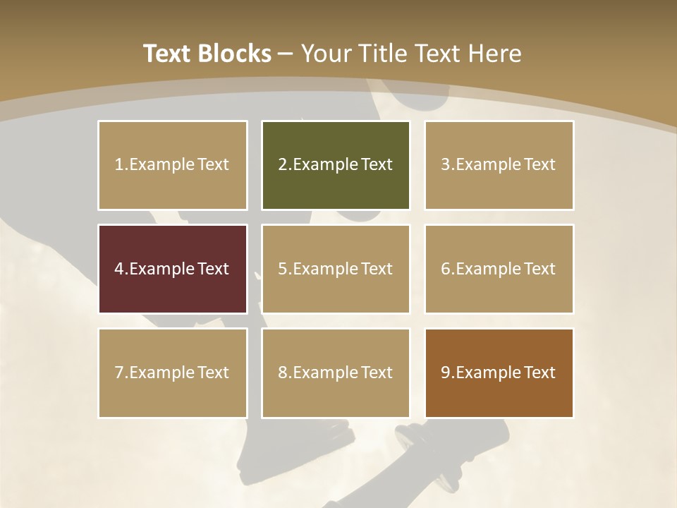 Cornered Surrender Play PowerPoint Template