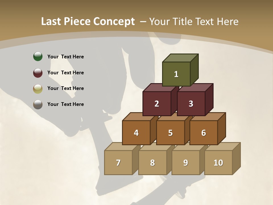 Cornered Surrender Play PowerPoint Template