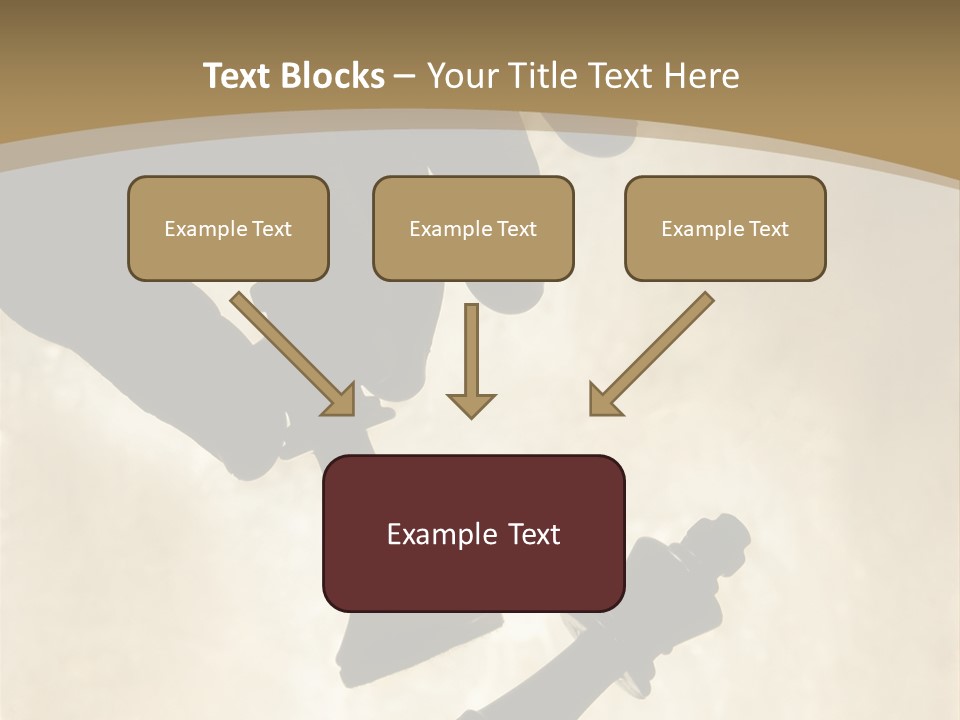 Cornered Surrender Play PowerPoint Template