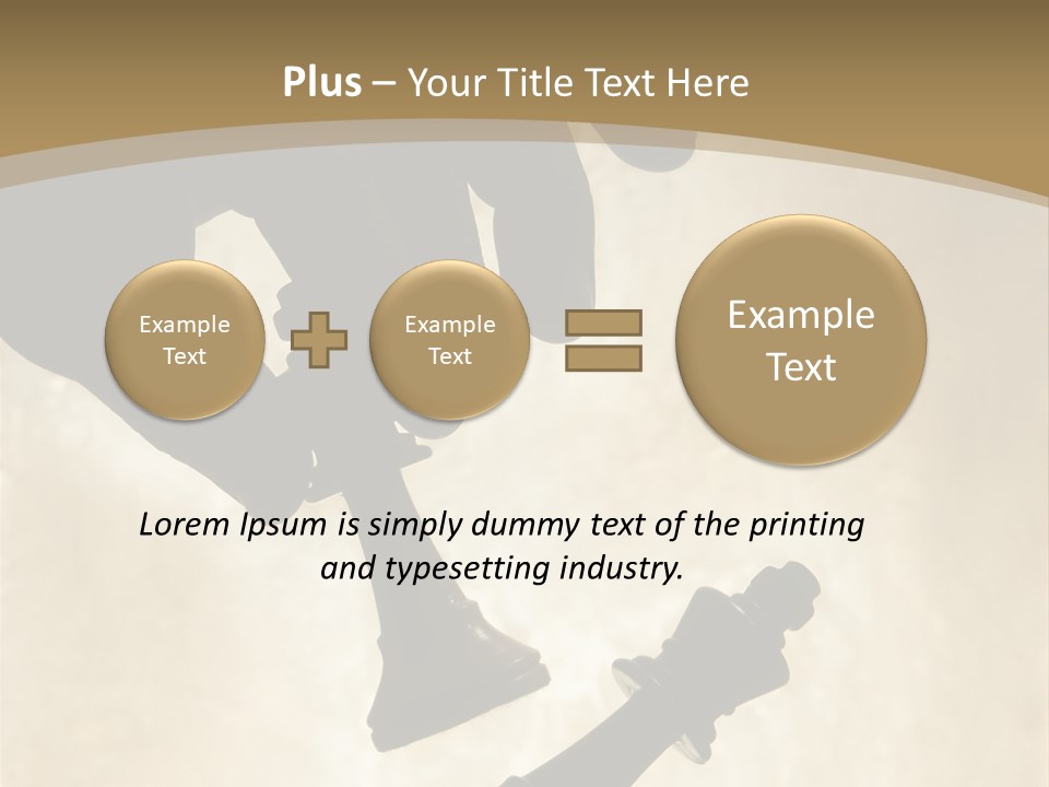 Cornered Surrender Play PowerPoint Template