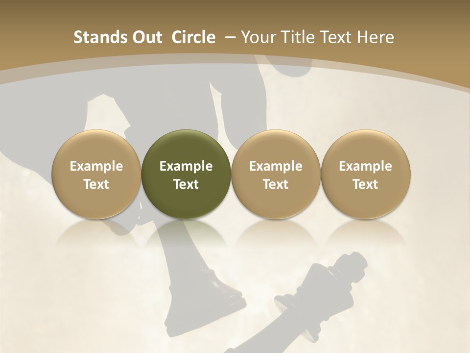 Cornered Surrender Play PowerPoint Template