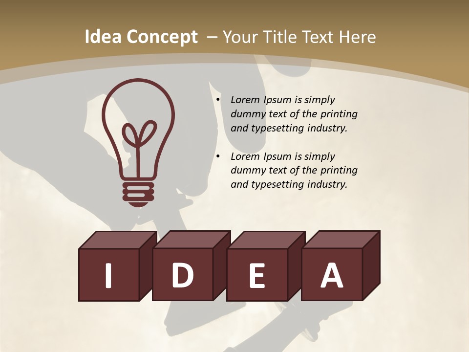 Cornered Surrender Play PowerPoint Template