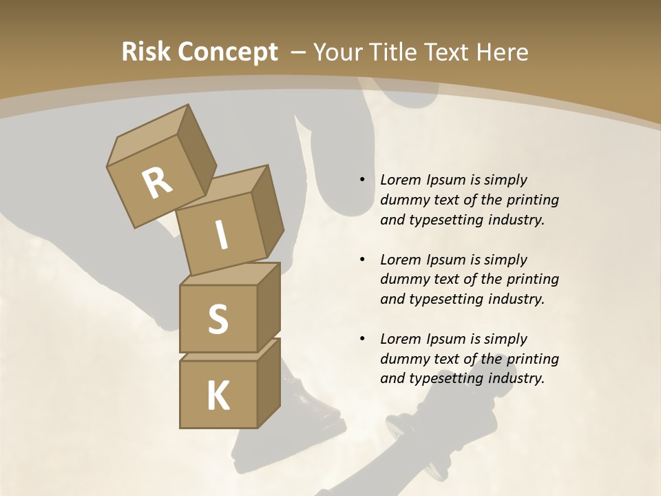 Cornered Surrender Play PowerPoint Template