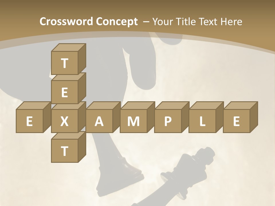 Cornered Surrender Play PowerPoint Template