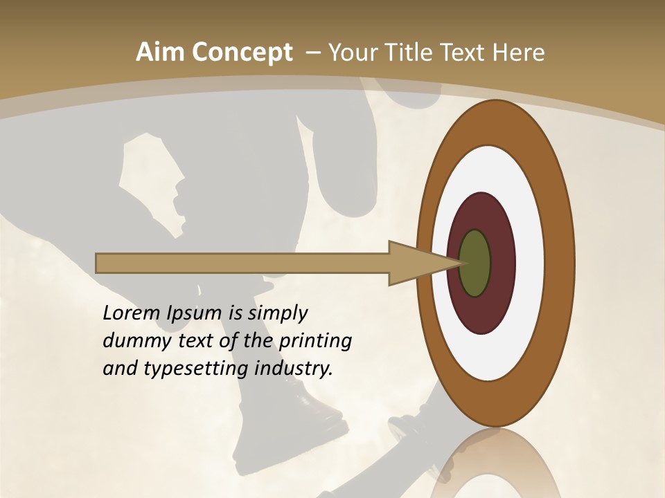 Cornered Surrender Play PowerPoint Template
