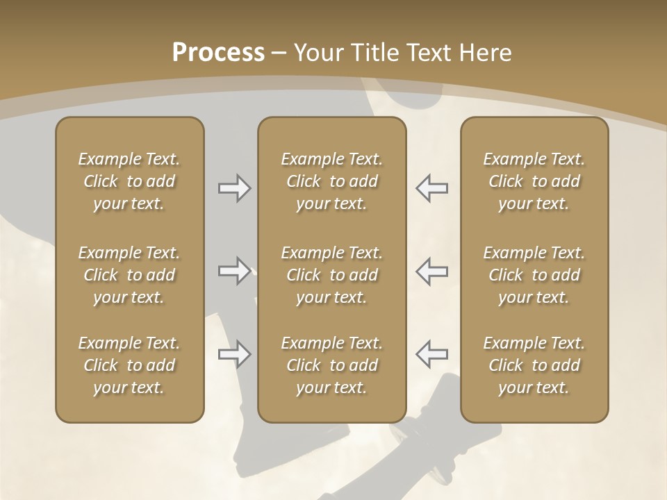 Cornered Surrender Play PowerPoint Template