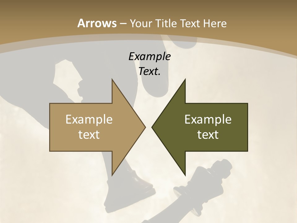 Cornered Surrender Play PowerPoint Template