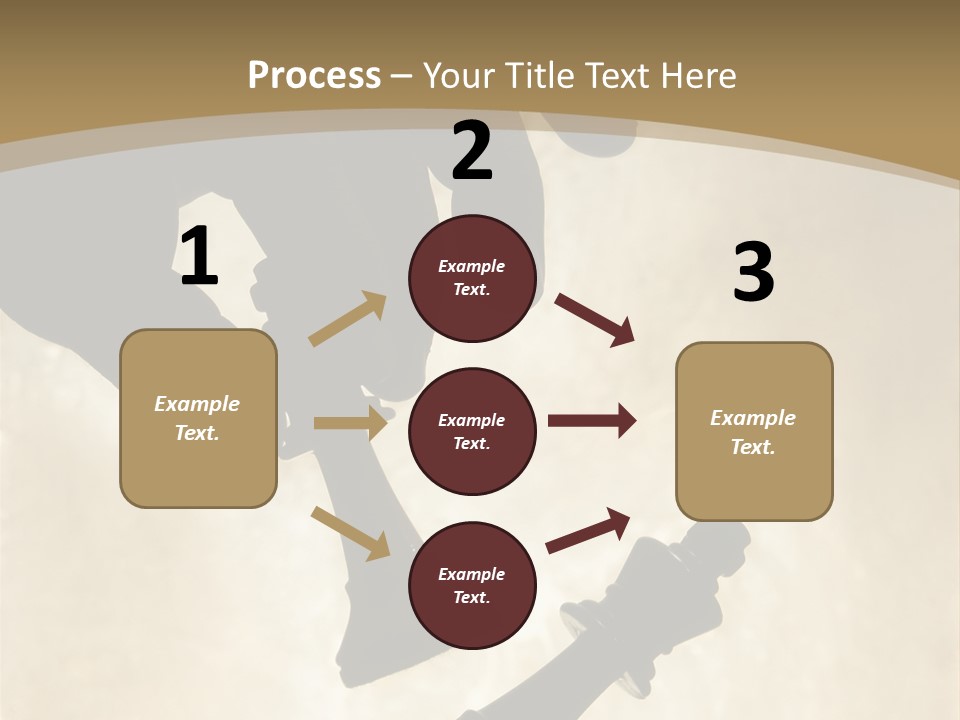 Cornered Surrender Play PowerPoint Template
