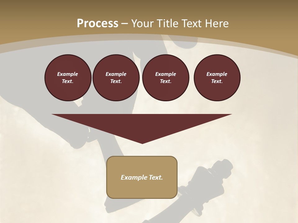Cornered Surrender Play PowerPoint Template