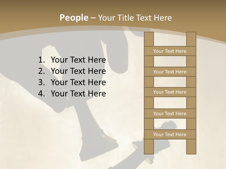 Cornered Surrender Play PowerPoint Template