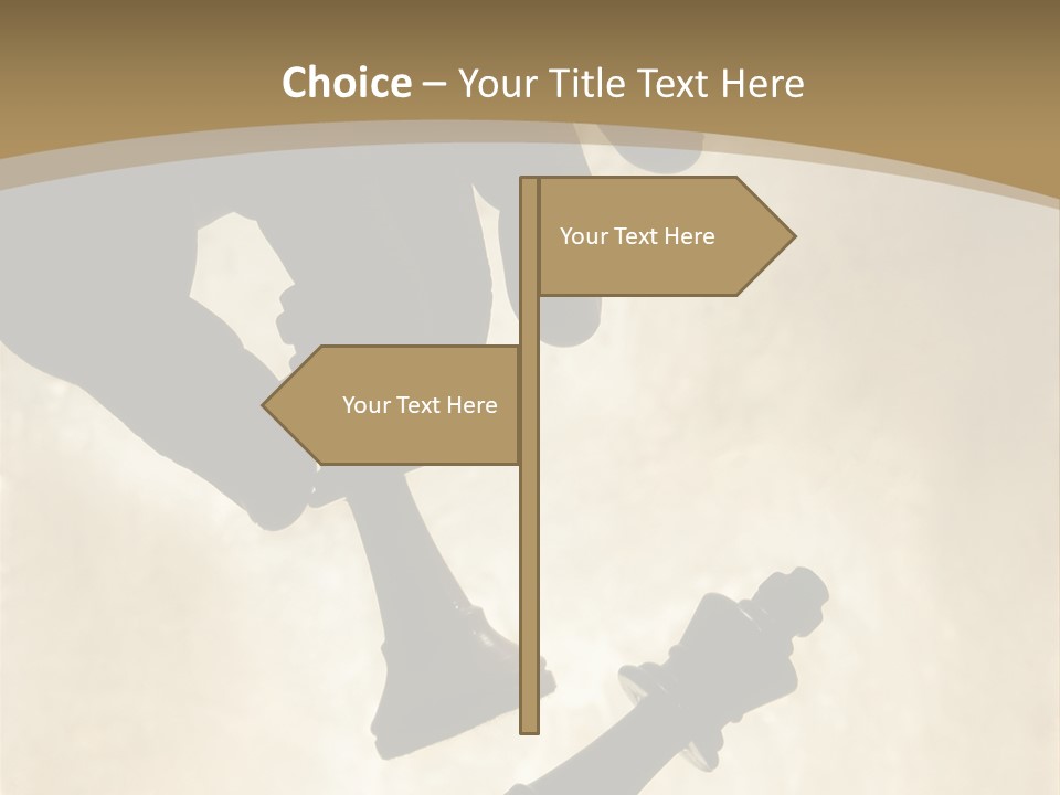 Cornered Surrender Play PowerPoint Template