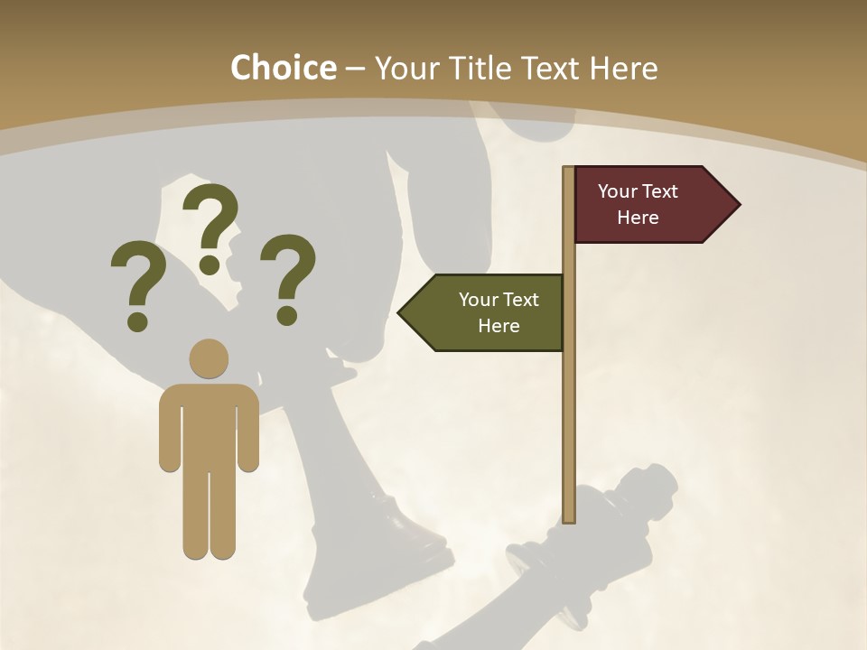 Cornered Surrender Play PowerPoint Template