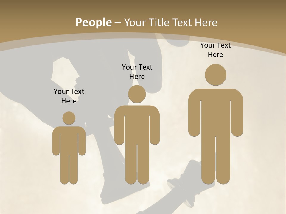 Cornered Surrender Play PowerPoint Template