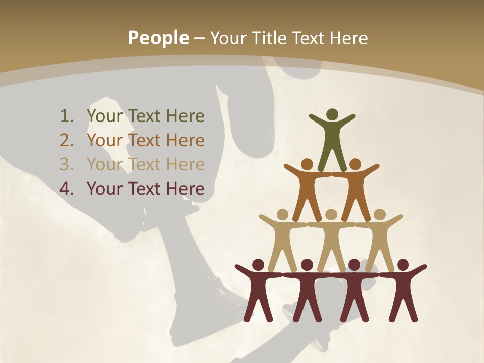 Cornered Surrender Play PowerPoint Template