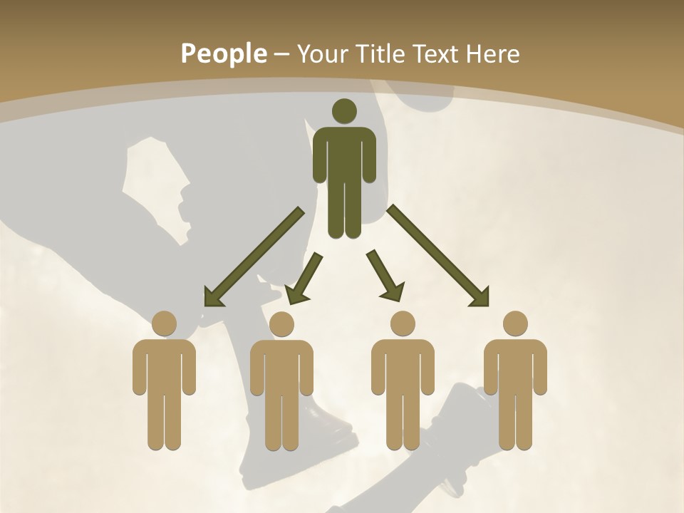 Cornered Surrender Play PowerPoint Template