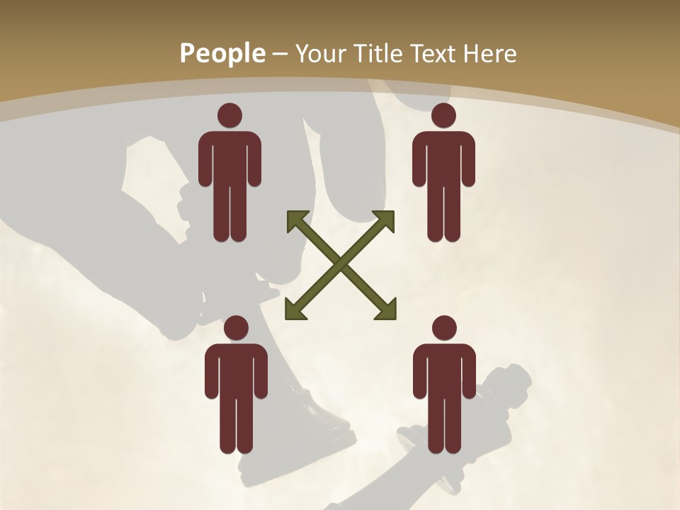 Cornered Surrender Play PowerPoint Template