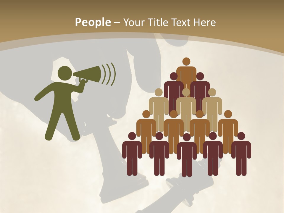 Cornered Surrender Play PowerPoint Template