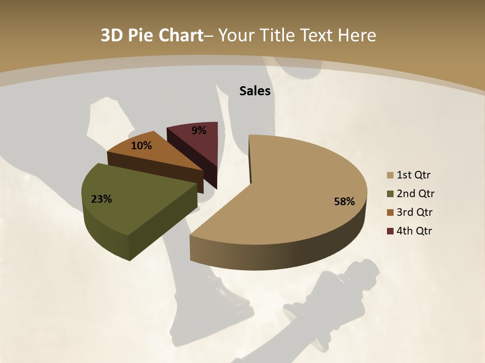 Cornered Surrender Play PowerPoint Template