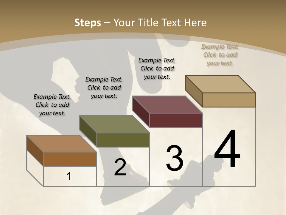 Cornered Surrender Play PowerPoint Template