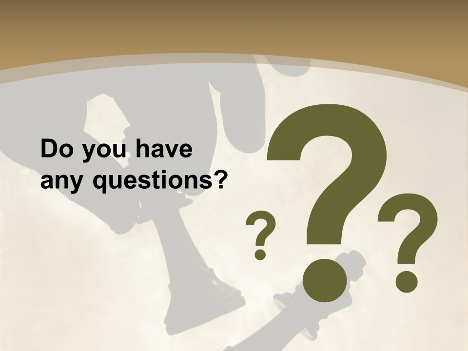 Cornered Surrender Play PowerPoint Template