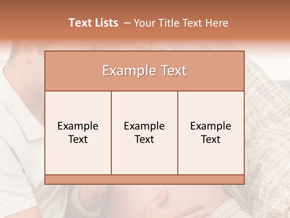 A Man And Woman Sitting On A Couch Looking At A Picture PowerPoint Template