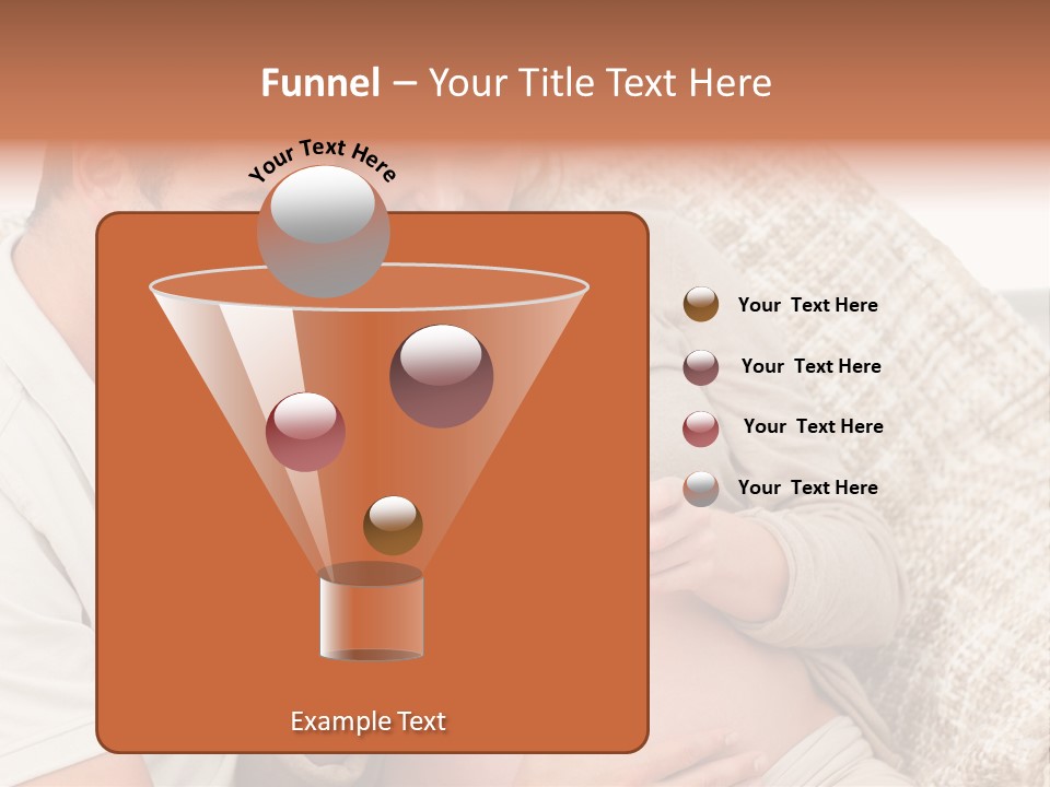 A Man And Woman Sitting On A Couch Looking At A Picture PowerPoint Template