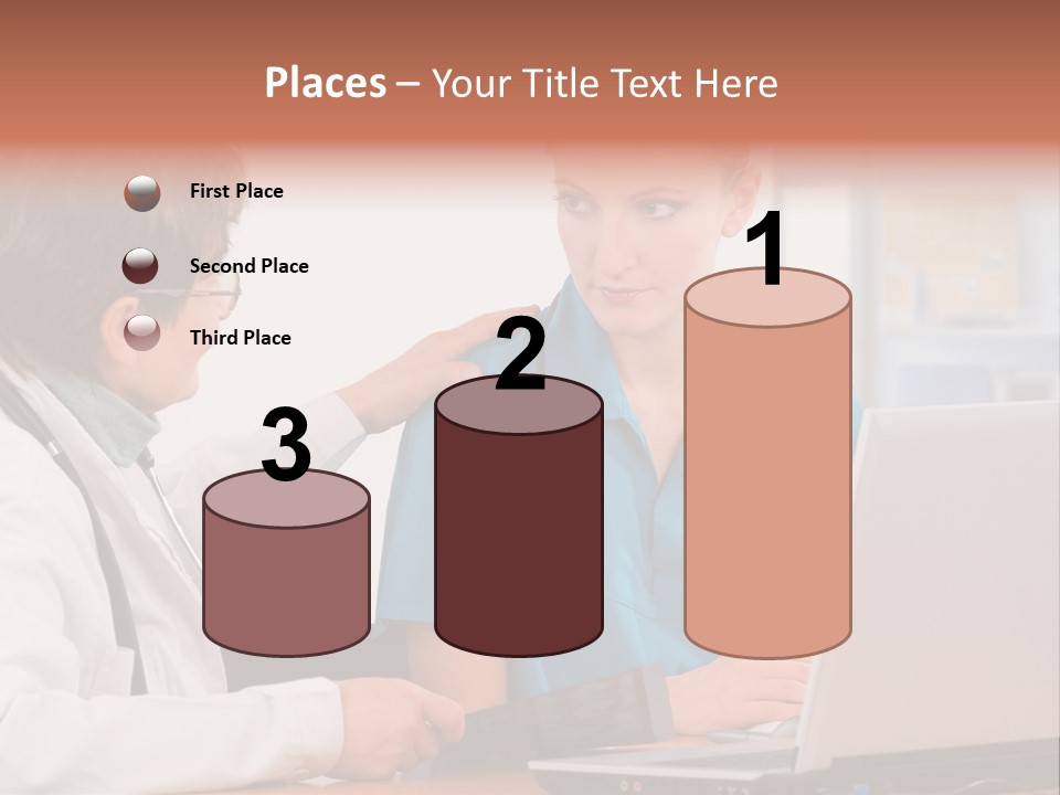 A Doctor Checking A Patient's Chest With A Stethoscope PowerPoint Template