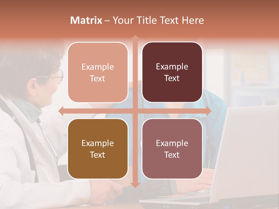A Doctor Checking A Patient's Chest With A Stethoscope PowerPoint Template