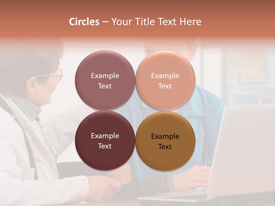 A Doctor Checking A Patient's Chest With A Stethoscope PowerPoint Template