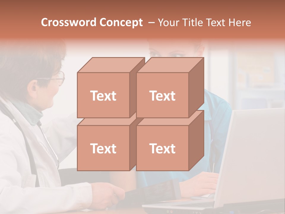 A Doctor Checking A Patient's Chest With A Stethoscope PowerPoint Template