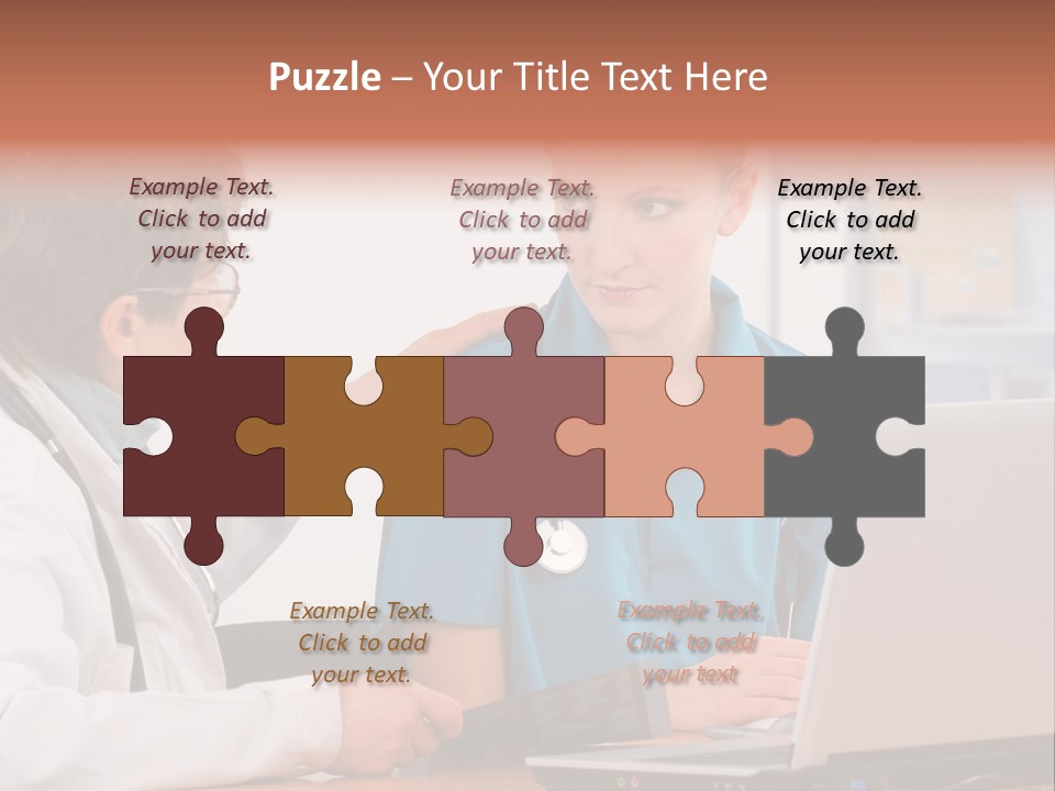 A Doctor Checking A Patient's Chest With A Stethoscope PowerPoint Template
