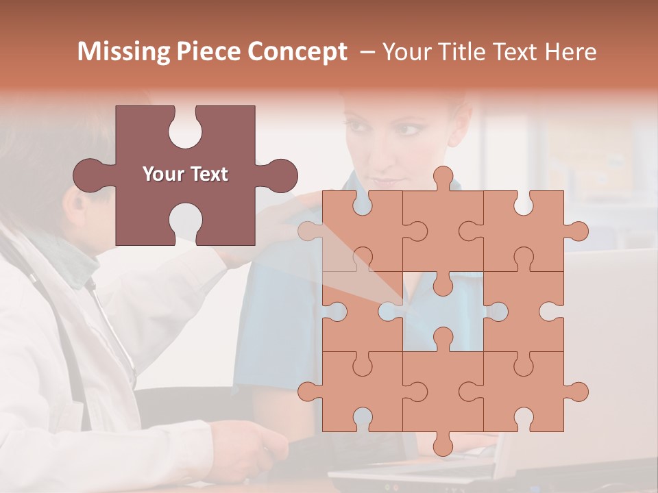 A Doctor Checking A Patient's Chest With A Stethoscope PowerPoint Template