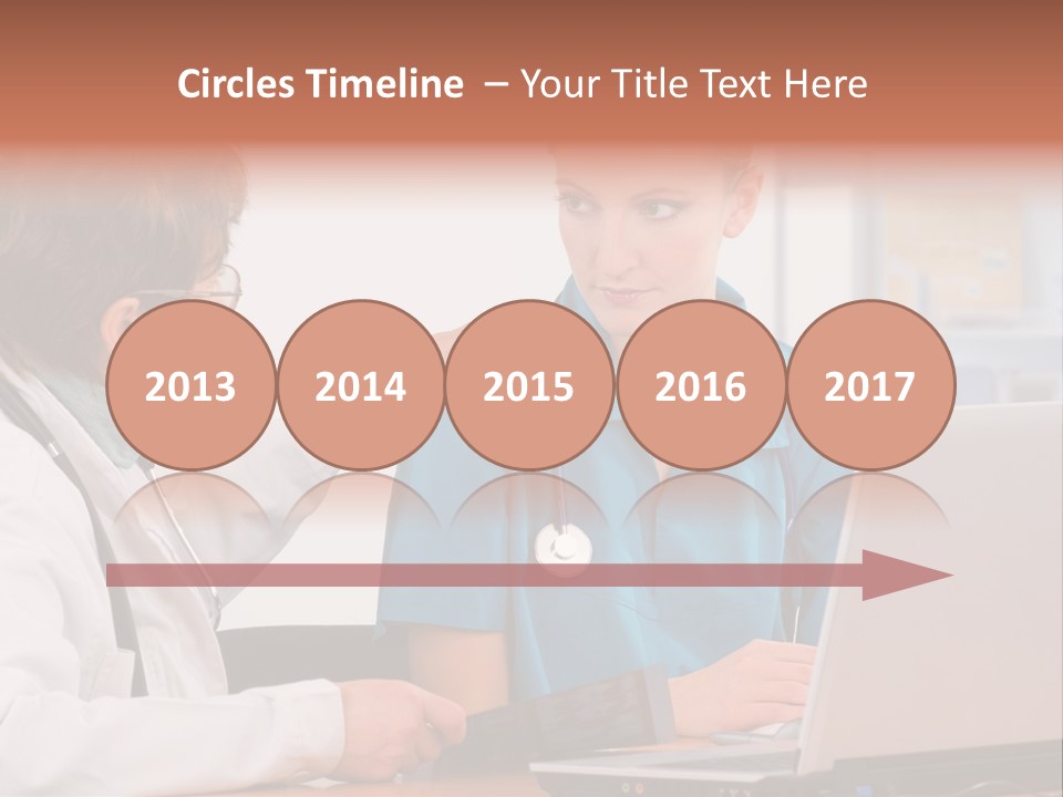 A Doctor Checking A Patient's Chest With A Stethoscope PowerPoint Template